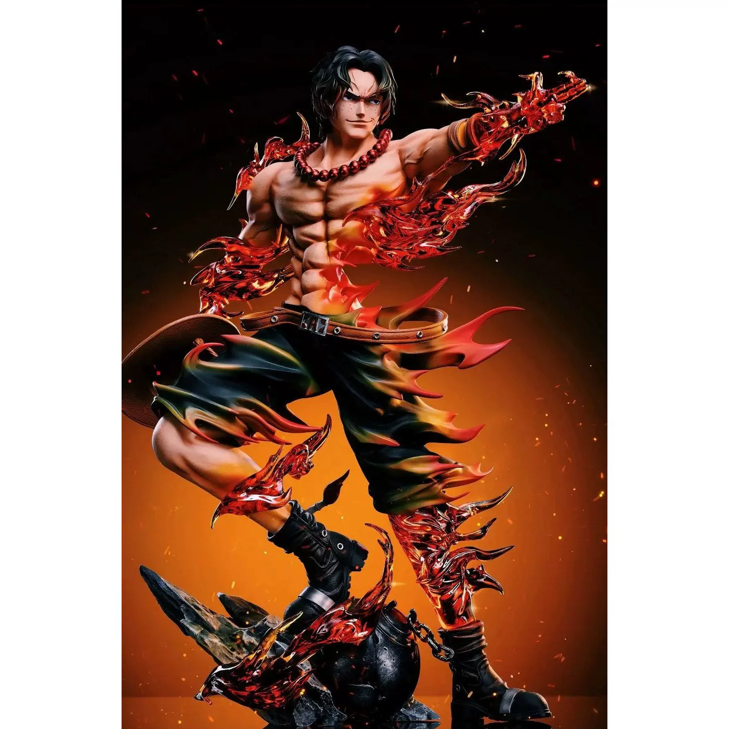 One Piece Ace Anime Figure Portgas·D· Ace Action Figurine 3