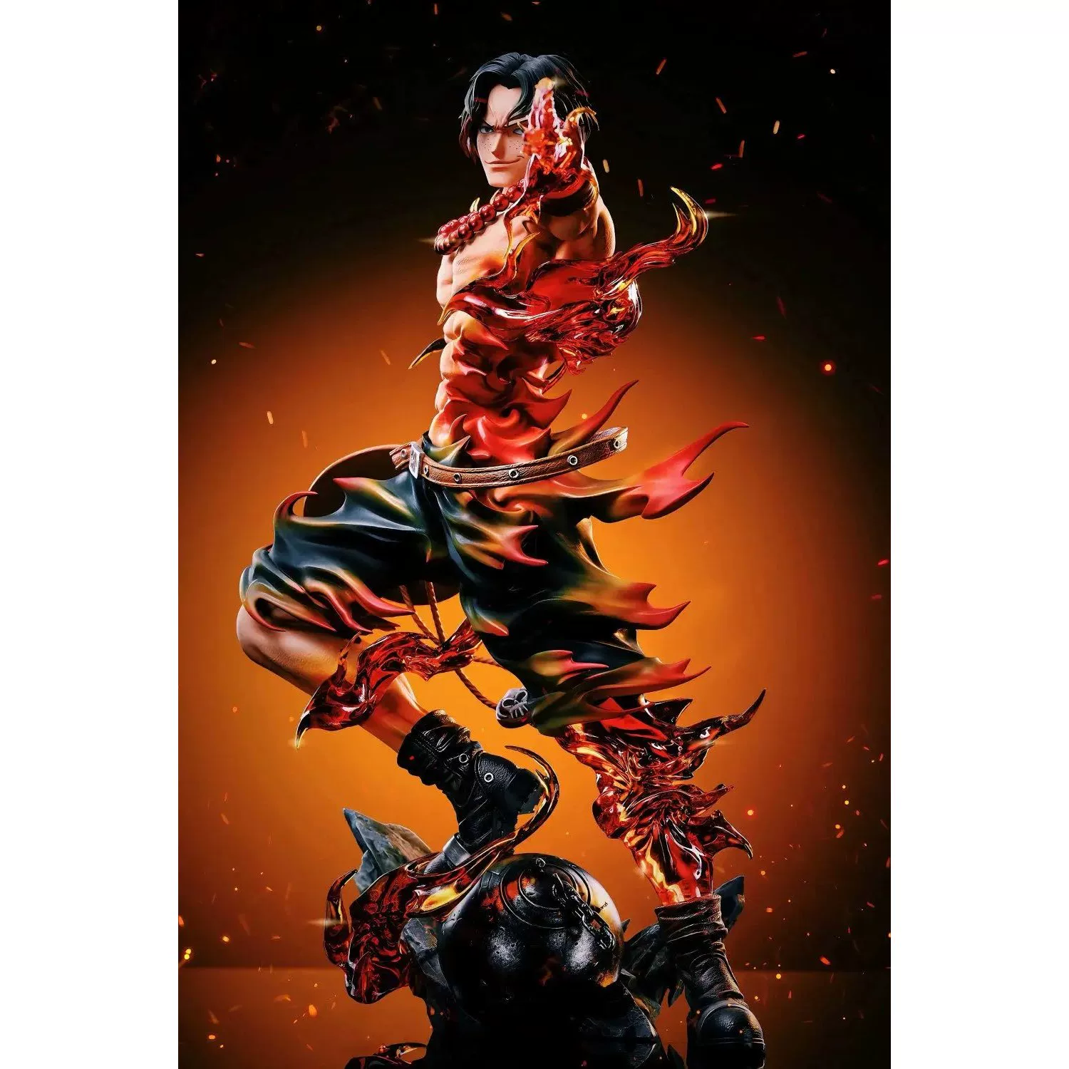 One Piece Ace Anime Figure Portgas·D· Ace Action Figurine 4